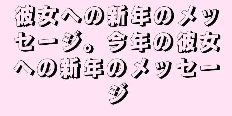 彼女への新年のメッセージ。今年の彼女への新年のメッセージ
