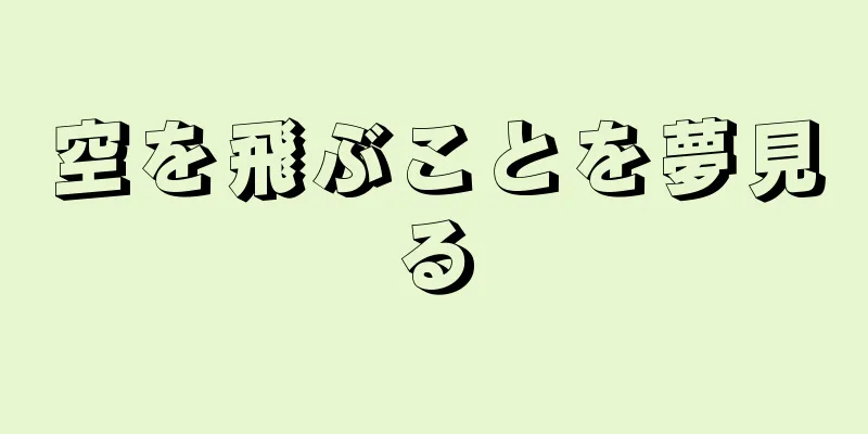 空を飛ぶことを夢見る