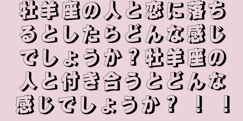牡羊座の人と恋に落ちるとしたらどんな感じでしょうか？牡羊座の人と付き合うとどんな感じでしょうか？ ！ ！