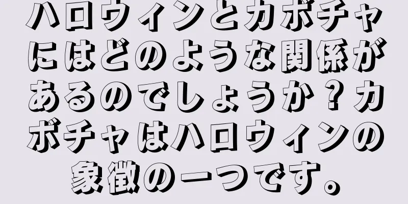 ハロウィンとカボチャにはどのような関係があるのでしょうか？カボチャはハロウィンの象徴の一つです。