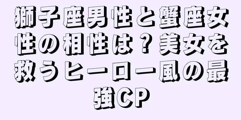 獅子座男性と蟹座女性の相性は？美女を救うヒーロー風の最強CP