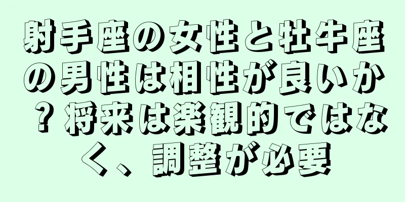 射手座の女性と牡牛座の男性は相性が良いか？将来は楽観的ではなく、調整が必要