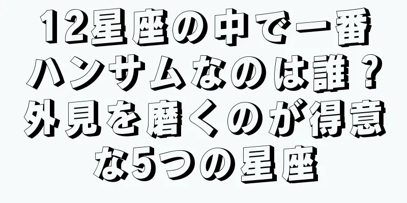 12星座の中で一番ハンサムなのは誰？外見を磨くのが得意な5つの星座