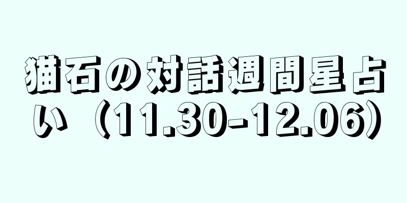 猫石の対話週間星占い（11.30-12.06）