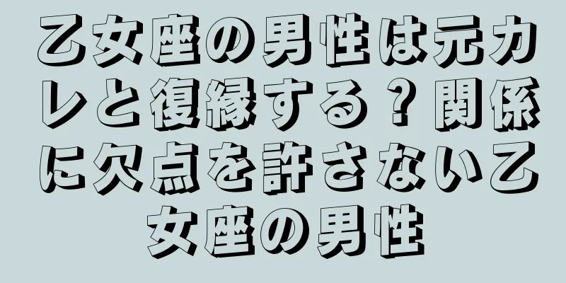乙女座の男性は元カレと復縁する？関係に欠点を許さない乙女座の男性