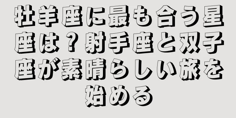 牡羊座に最も合う星座は？射手座と双子座が素晴らしい旅を始める
