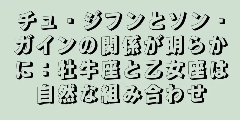 チュ・ジフンとソン・ガインの関係が明らかに：牡牛座と乙女座は自然な組み合わせ