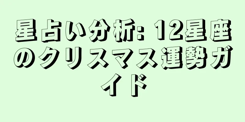 星占い分析: 12星座のクリスマス運勢ガイド