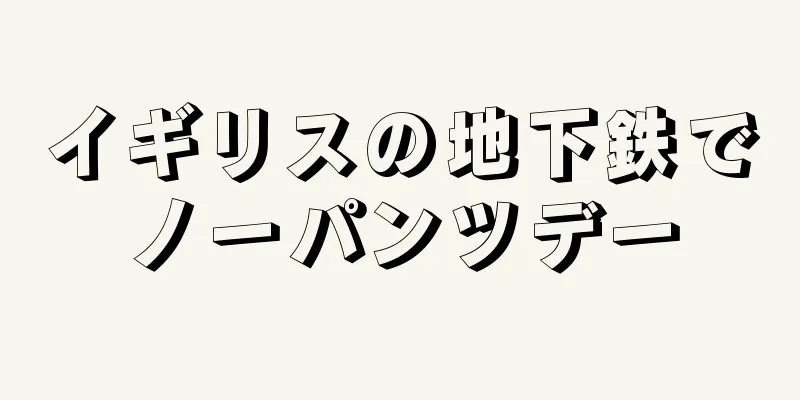 イギリスの地下鉄でノーパンツデー