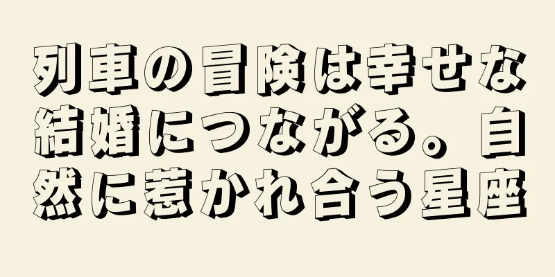 列車の冒険は幸せな結婚につながる。自然に惹かれ合う星座